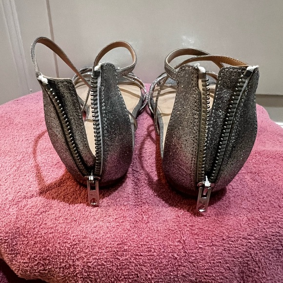 J. Crew Silver Metallic Strappy Sandals - Picture 3 of 5